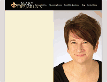 Tablet Screenshot of marydesjarlais.com